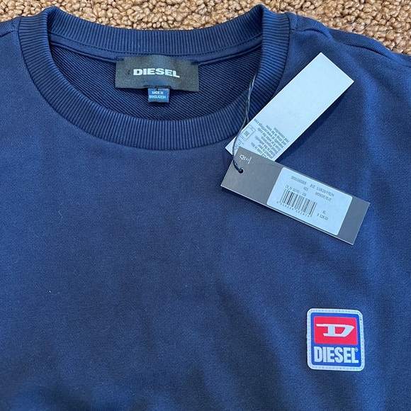 🇺🇸 Mens NWT DIESEL Sweatshirt / Hoodie $128 🇺🇸 - Picture 5 of 8